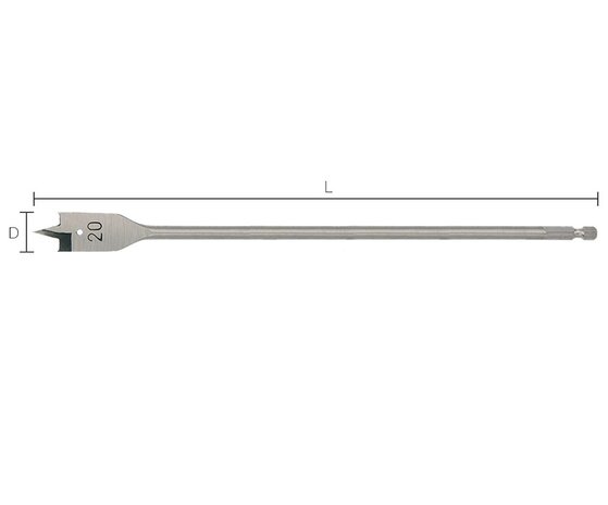 Bohrcraft Speedboor Quicklock lang 400 mm vanaf 6 t/m 40 mm Bohrcraft Speedboor Quicklock lang 400 mm vanaf 6 t/m 40 mm