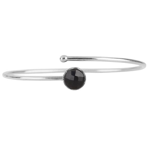 Marissa Eykenloof Zilveren armband met Zwarte Onyx kinderen Marissa Eykenloof Zilveren armband met Zwarte Onyx kinderen