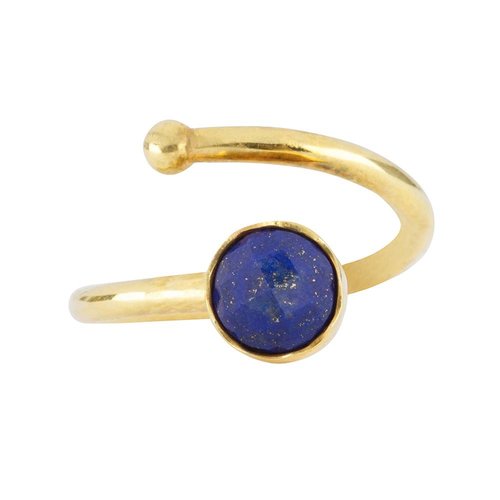 Marissa Eykenloof Gold ring Lapis Lazuli for kids Marissa Eykenloof Gold ring Lapis Lazuli for kids