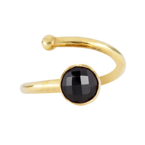 Marissa Eykenloof Gold ring Black onyx kids Marissa Eykenloof Gold ring Black onyx kids