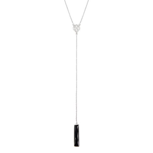 Marissa Eykenloof Ketting zilver met Zwarte Onyx Marissa Eykenloof Ketting zilver met Zwarte Onyx