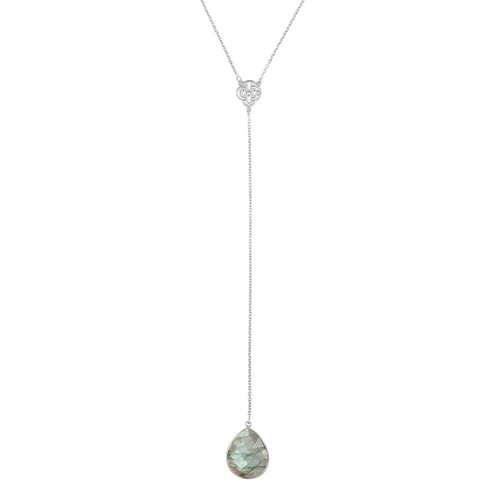 Marissa Eykenloof Ketting zilver met Labradoriet Marissa Eykenloof Ketting zilver met Labradoriet