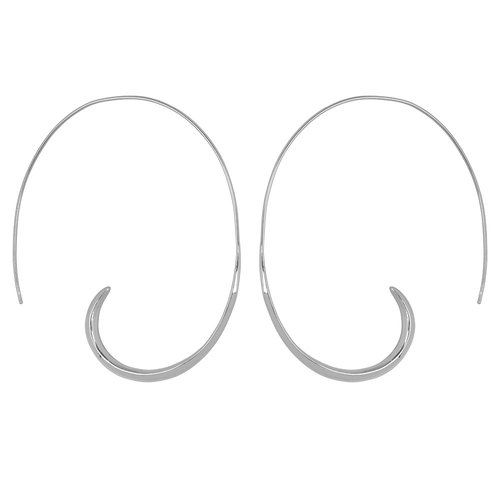 Marissa Eykenloof Coco silver earring open hoop Marissa Eykenloof Coco silver earring open hoop