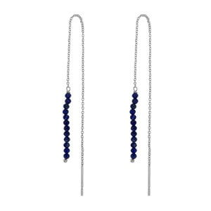Marissa Eykenloof Silver earring Lapis lazuli beads