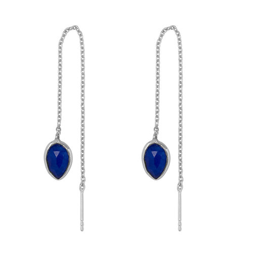 Marissa Eykenloof Silver earring with Blue Aventurine Marissa Eykenloof Silver earring with Blue Aventurine