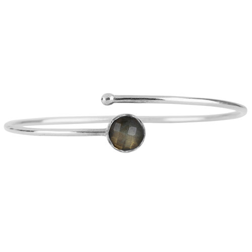 Marissa Eykenloof Zilveren armband met Labradoriet kinderen Marissa Eykenloof Zilveren armband met Labradoriet kinderen