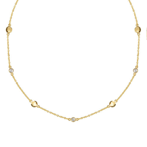 Marissa Eykenloof Gold necklace with Rock Crystal Marissa Eykenloof Gold necklace with Rock Crystal