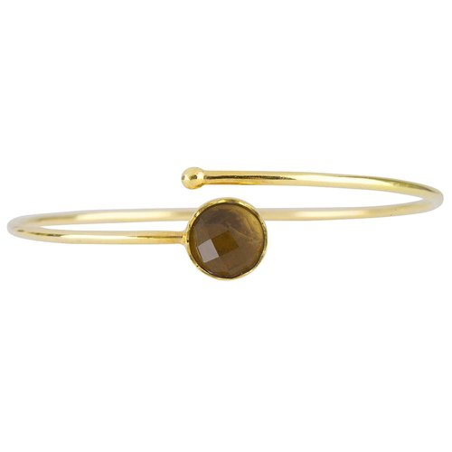 Marissa Eykenloof Gold bracelet Smokey Topaz Marissa Eykenloof Gold bracelet Smokey Topaz
