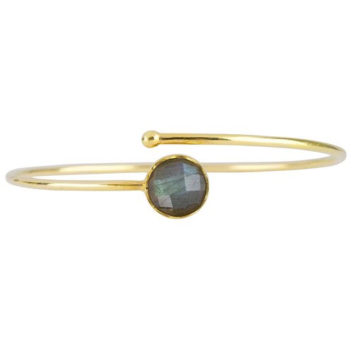 Marissa Eykenloof Gold bracelet Labradorite Marissa Eykenloof Gold bracelet Labradorite