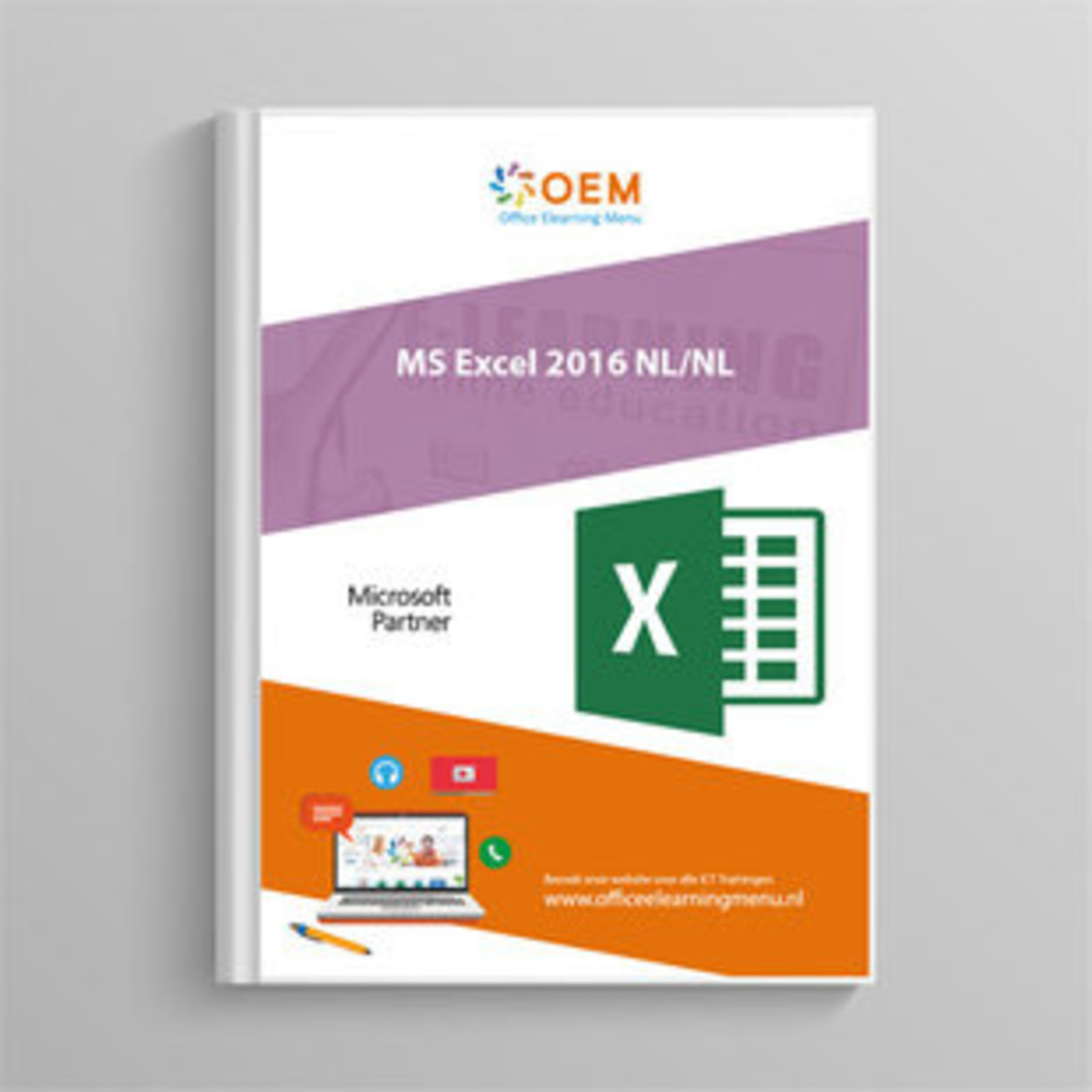 Microsoft Excel Excel 2016 Cursus Basis Gevorderd Expert E-Learning + Boek