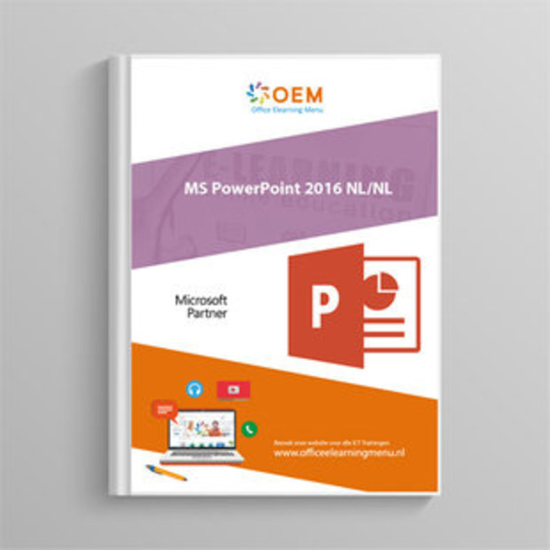 PowerPoint 2016 Course Basic Advanced Expert E-Learning + Book