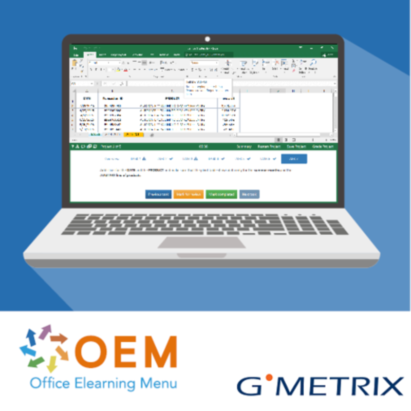 mos certification excel 2019
