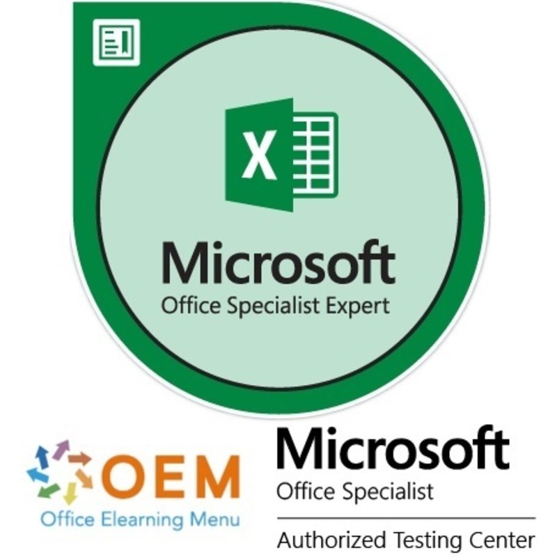 MO-201 Microsoft Excel 2019 Expert Exam Certification Package