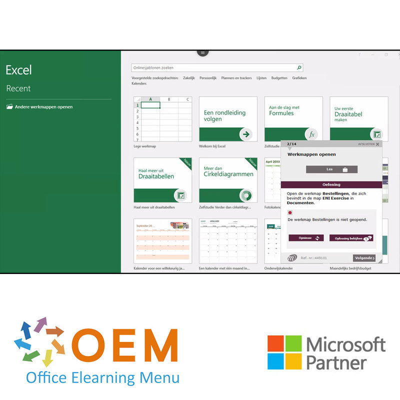 Excel 365 Basic Course E-Learning + Online book