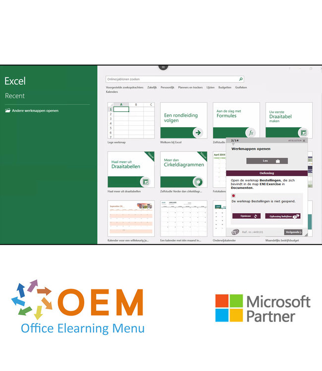Microsoft Excel 365 Basis Gevorderd Expert E-Learning