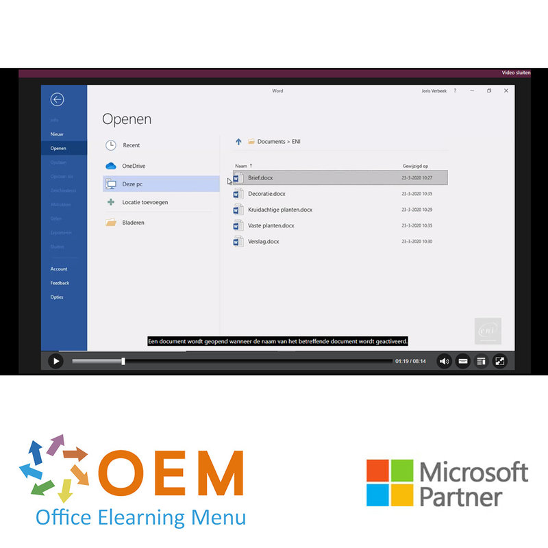 Word 2019 Cursus Basis Gevorderd Expert E-Learning