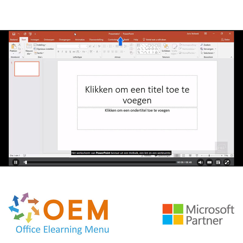 PowerPoint 2019 Cursus Gevorderd Expert E-Learning