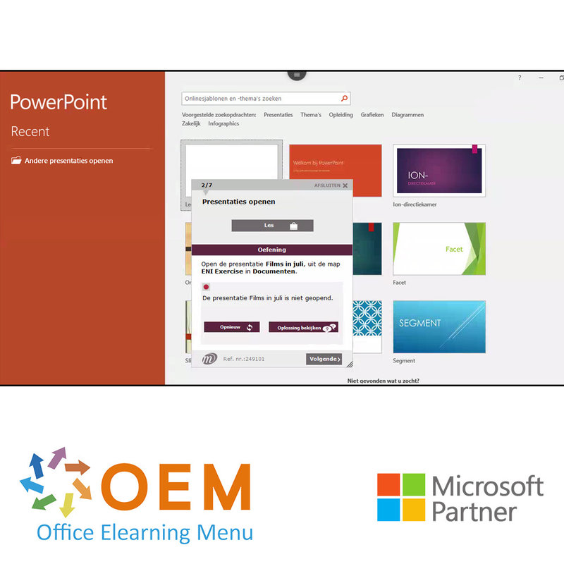PowerPoint 2019 Cursus Basis Gevorderd E-Learning