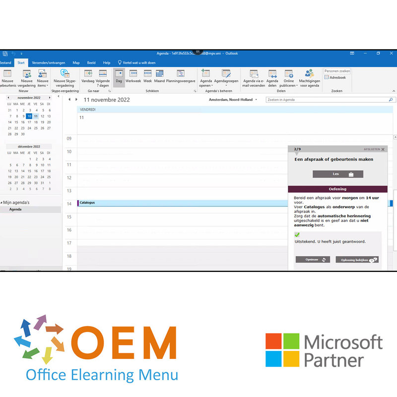 Outlook 2019 Course Custom E-Learning