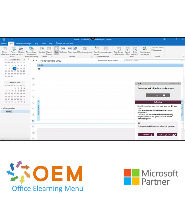 Microsoft Outlook 2019 Cursus Maatwerk E-Learning