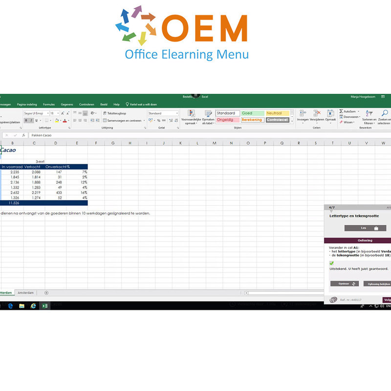 Microsoft Office 365 2019 Cursus Maatwerk E-Learning