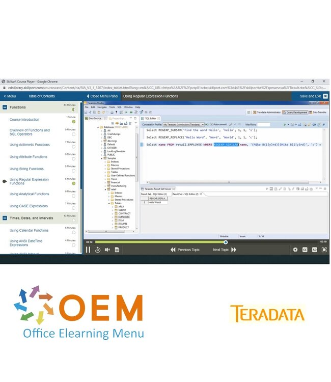 Teradata Teradata SQL Training