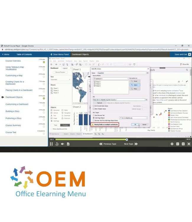 Tableau Tableau for Data Visualization Training