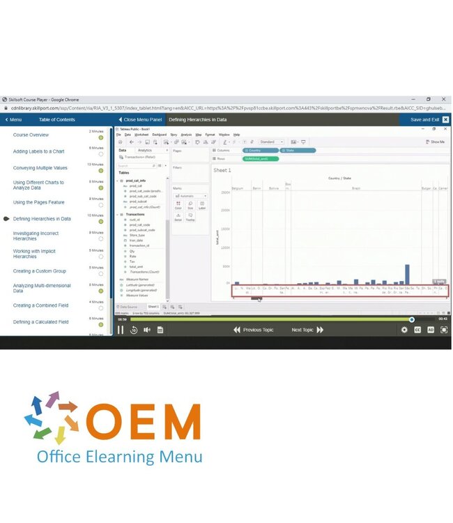 Tableau Tableau for Data Visualization Training