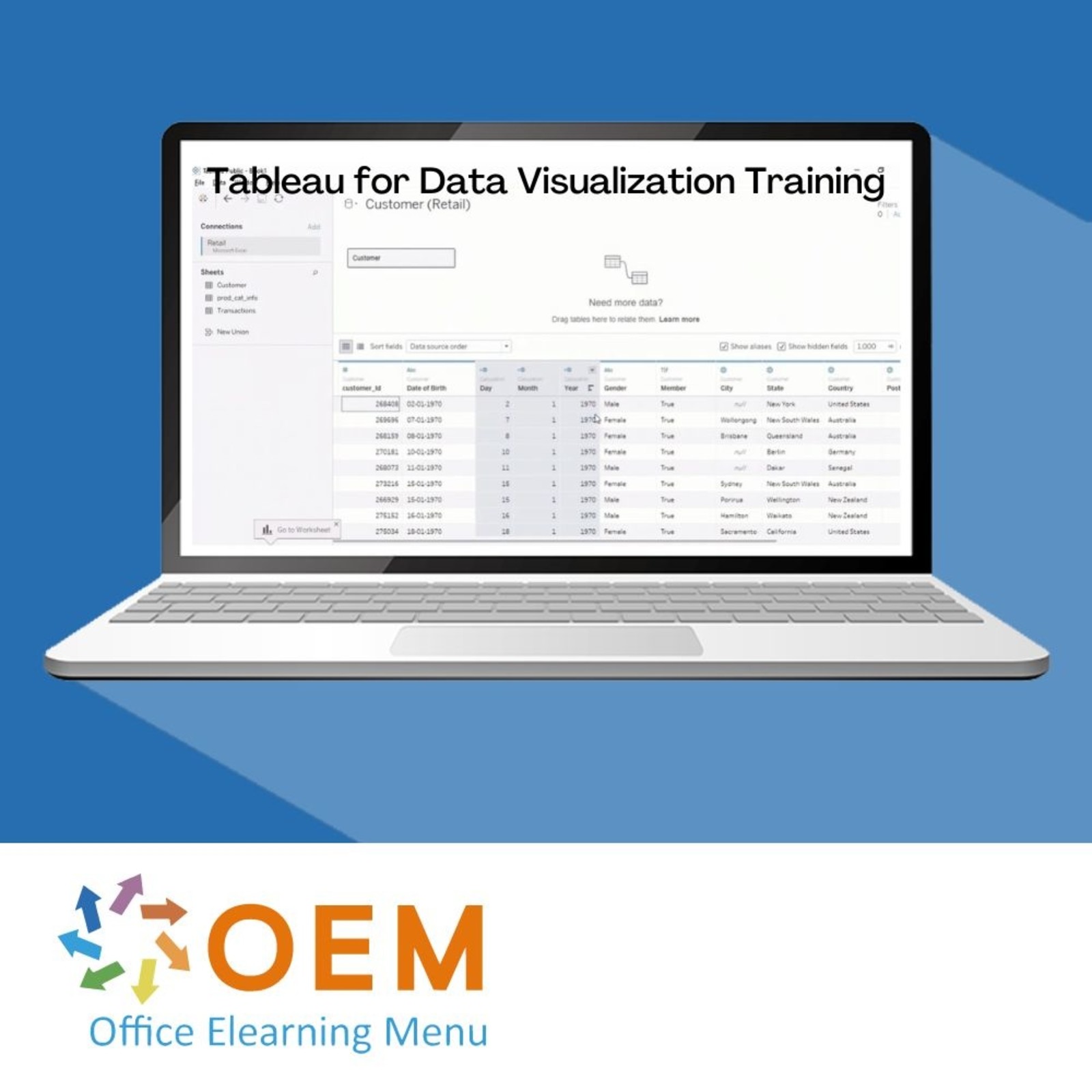 Tableau Tableau for Data Visualization Training