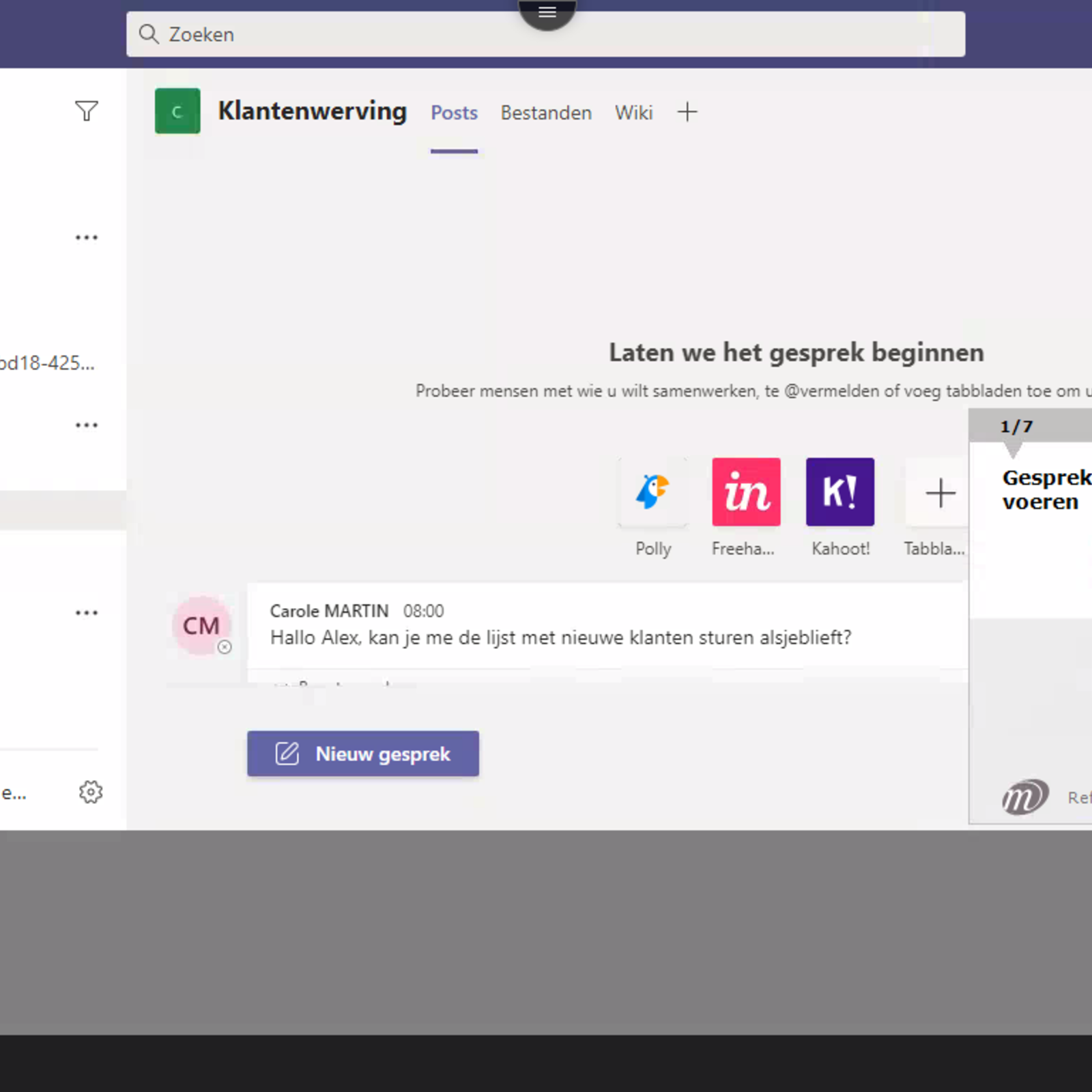 Microsoft Teams Training: Effectief Samenwerken in Teams Course Microsoft Teams E-Classroom Pro