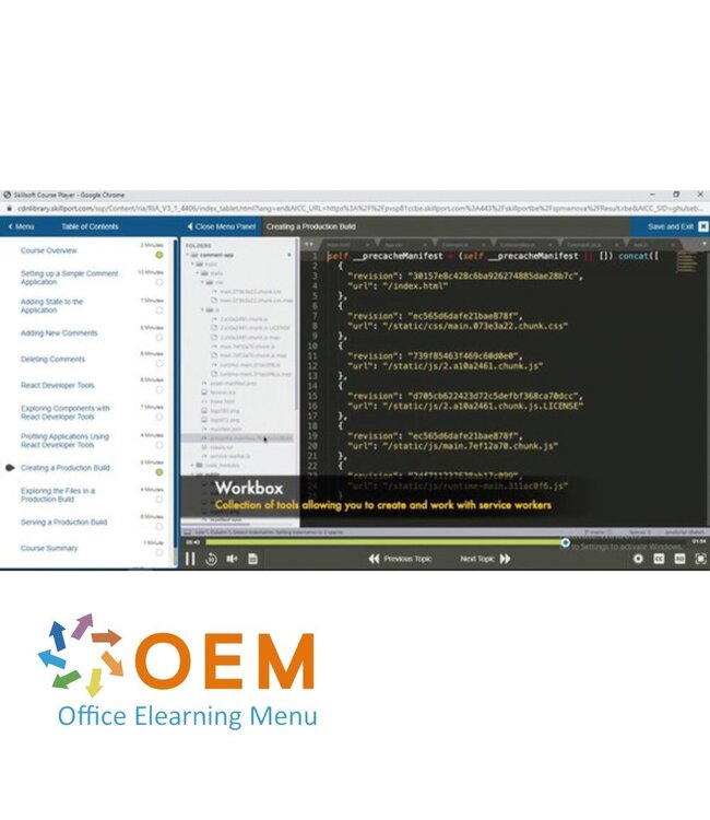 OEM Web Apps Developer with React Training