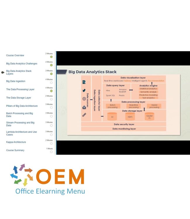 OEM Big Data Concept + Tools + Techniques Training