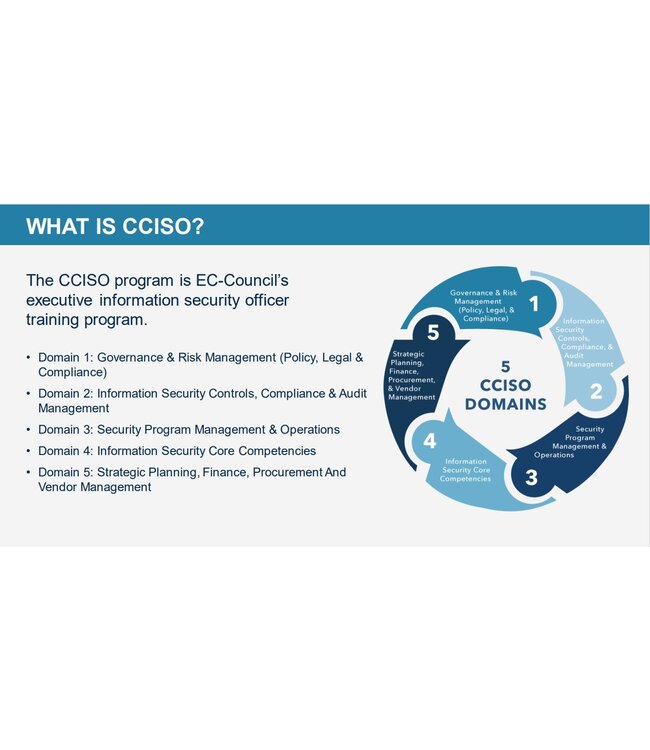 EC-Council Certified Chief Information Security Officer CCISO v3