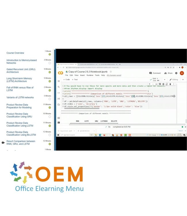 OEM Natural Language Processing (NLP) Training