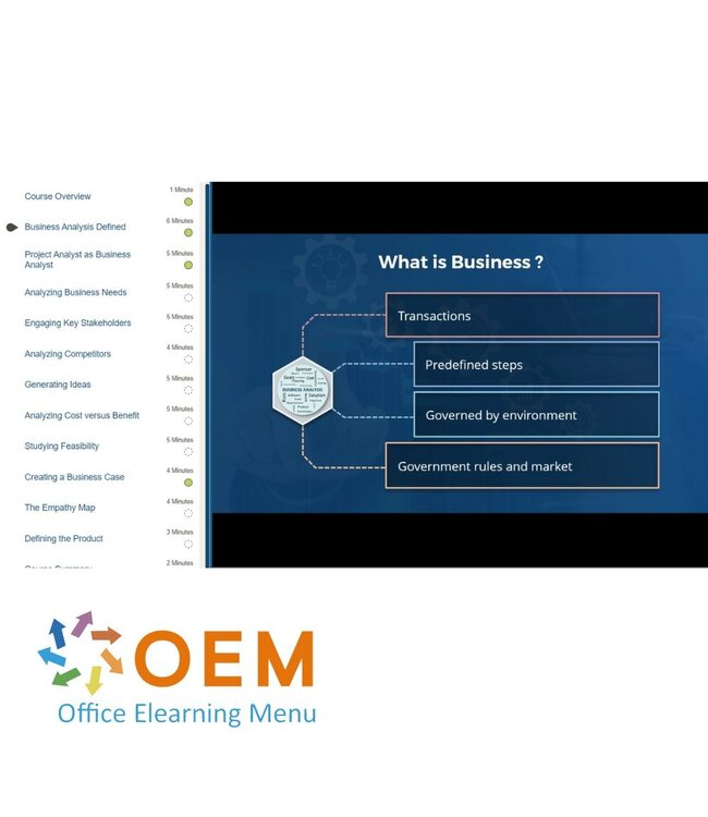 OEM Software Project Analyst to Senior Software Project Manager Training