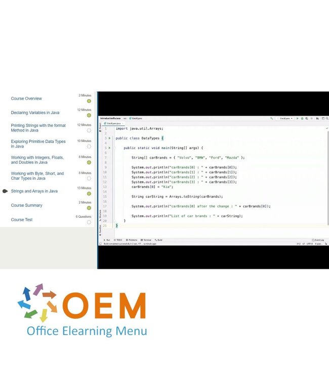 Oracle Java Novice to Javanista Training