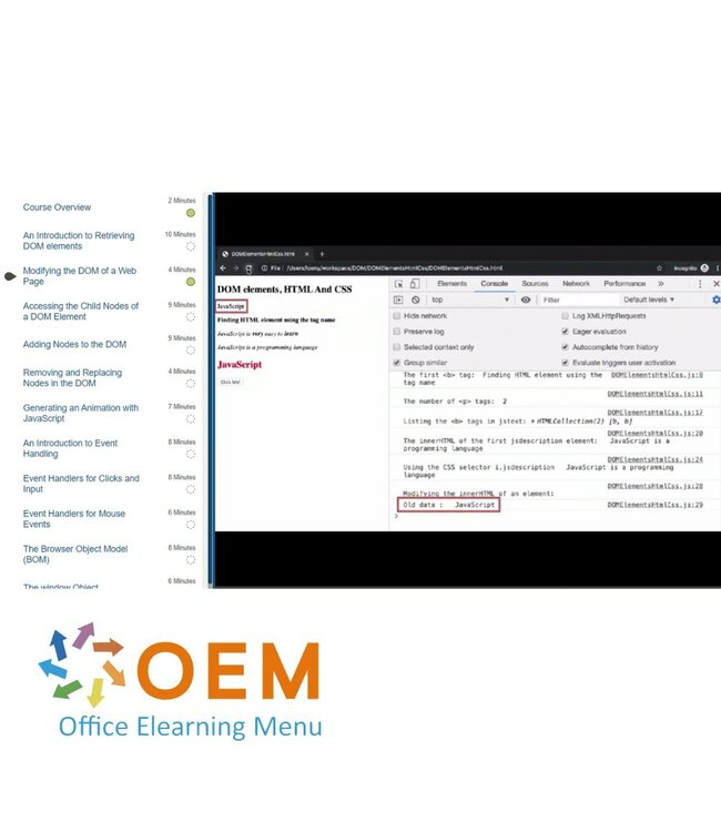 Oracle ITS 302 JavaScript Training