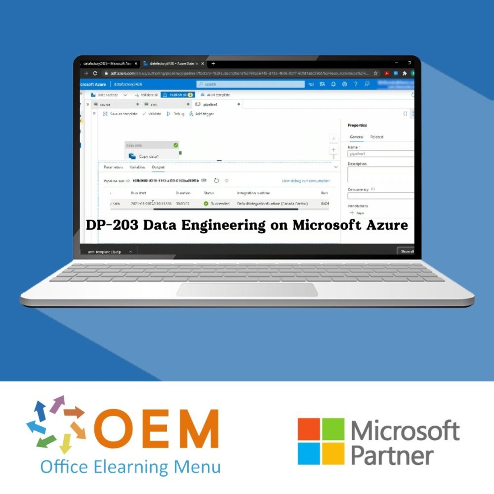 Microsoft Azure DP-203 Data Engineering on Microsoft Azure Training