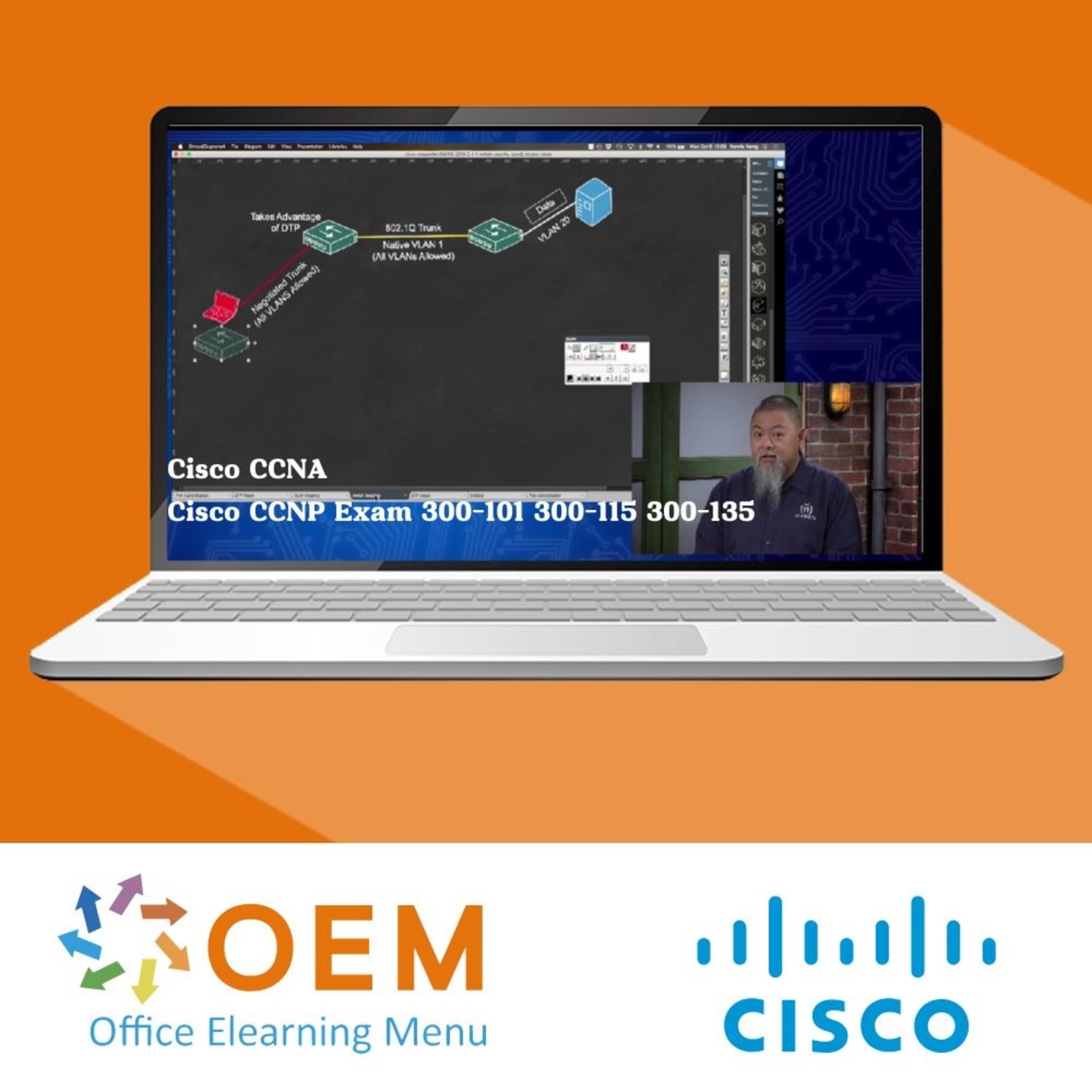 Cisco Cisco CCNP Exam 300-101 300-115 300-135 Training