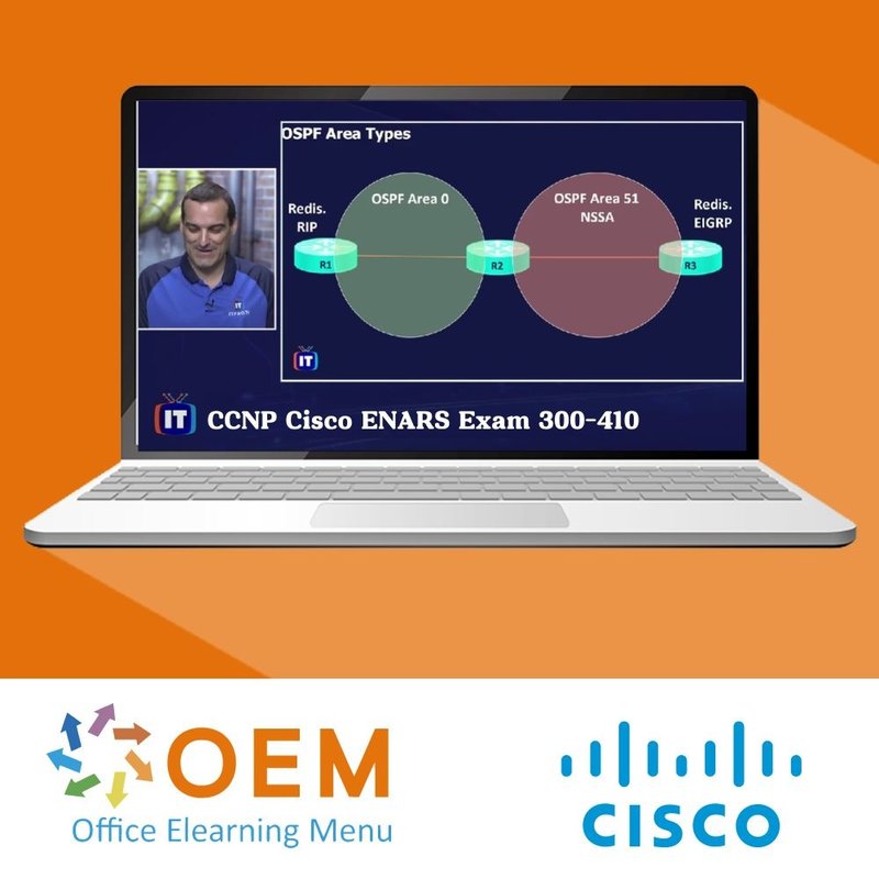 Cisco 300-410: Implementing Cisco Enterprise Advanced Routing and Services (ENARSI)	 Training