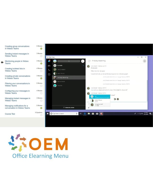 Cisco Cisco WebEx Windows Training