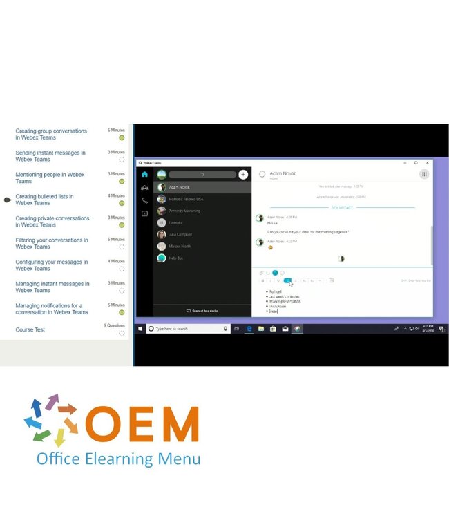 Cisco Cisco WebEx Teams Training