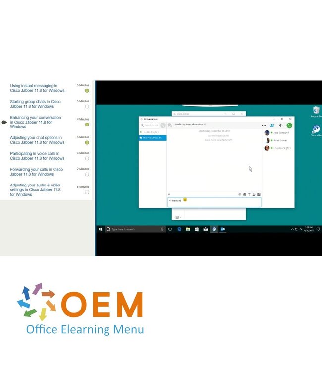 Cisco Cisco Jabber 11.8 for Windows Training