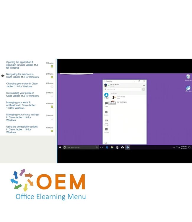 Cisco Cisco Jabber 11.8 for Windows Training