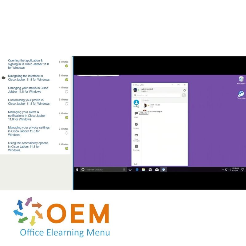 Cisco Jabber 11.8 for Windows Training