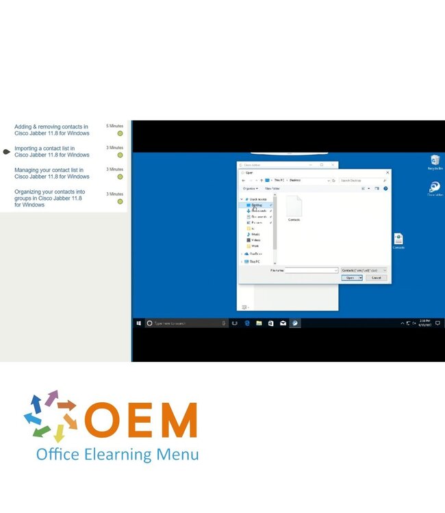 Cisco Cisco Jabber 11.8 for Windows Training