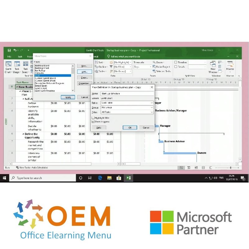 Project 2019 Course Beginner Intermediate  E-Learning