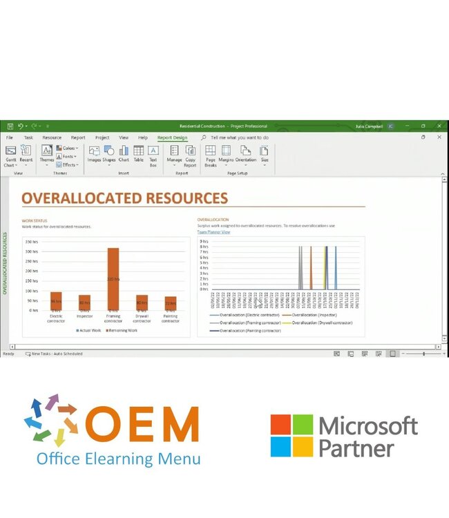 Microsoft Project 2022 Cursus E-Learning