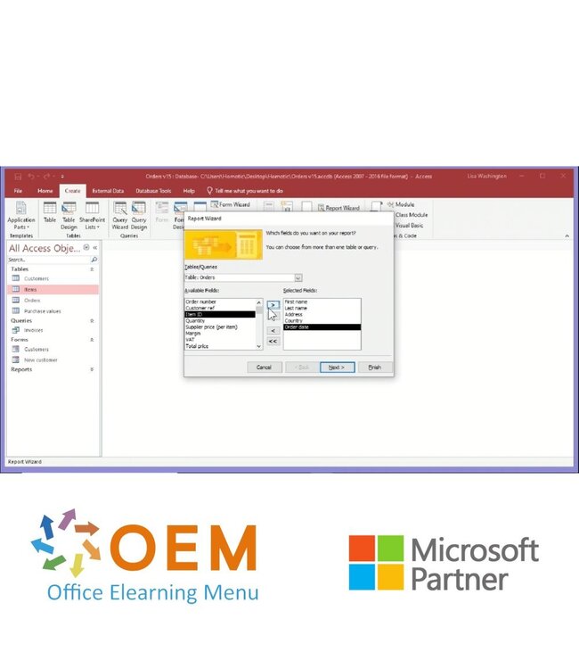 Microsoft Access 2019 Course E-Learning