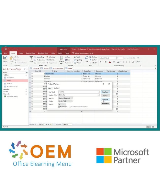 Microsoft Access 2019 Cursus E-Learning